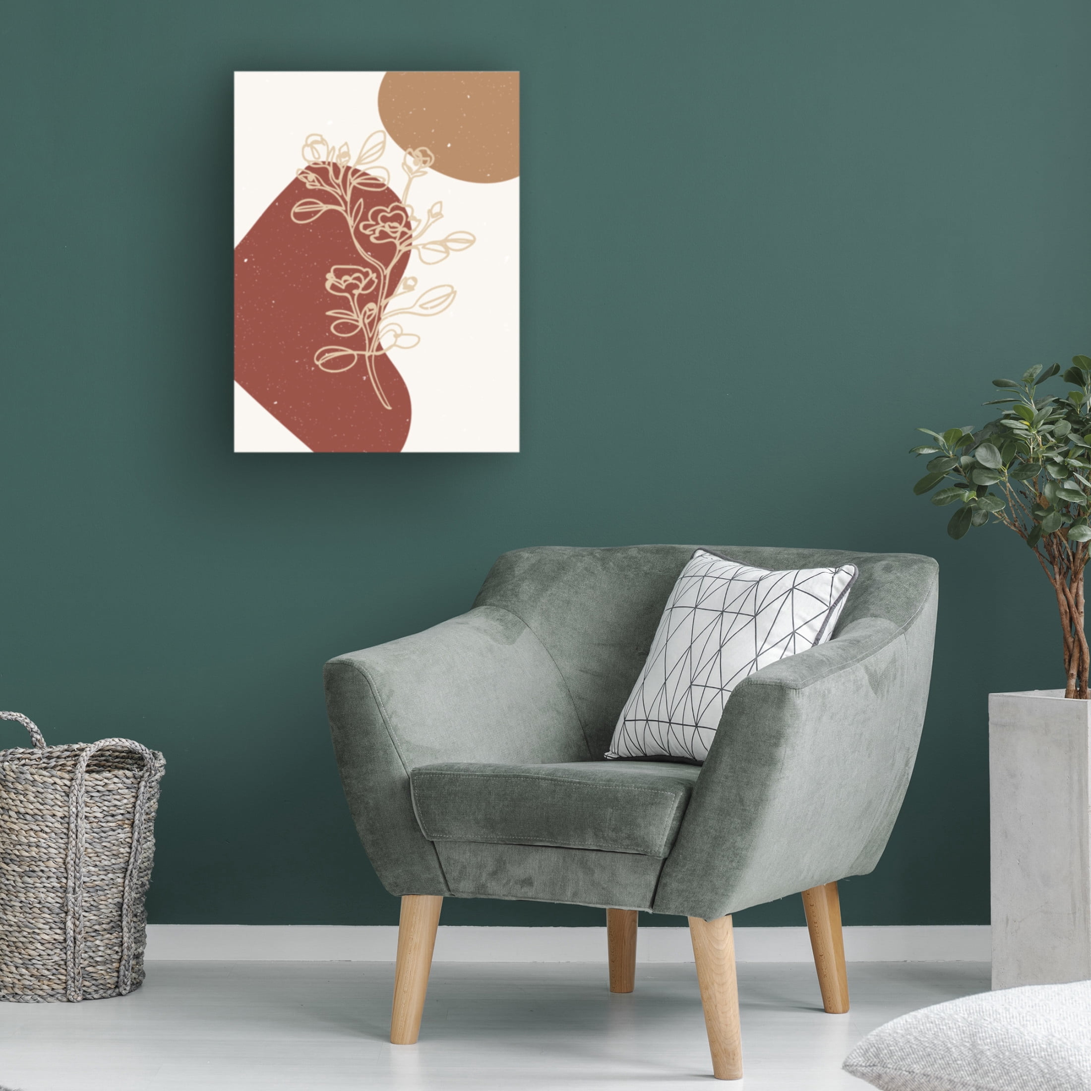 Trademark Fine Art NKTN Abstract composition 19 Canvas Wall Art