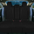thumbnail image 5 of For Toyota Corolla 2020-2026 FH Group Custom Fit Neoprene Car Seat Covers Waterproof Black - Rear Seat (Headrest - Rear Non Detachable), 5 of 6
