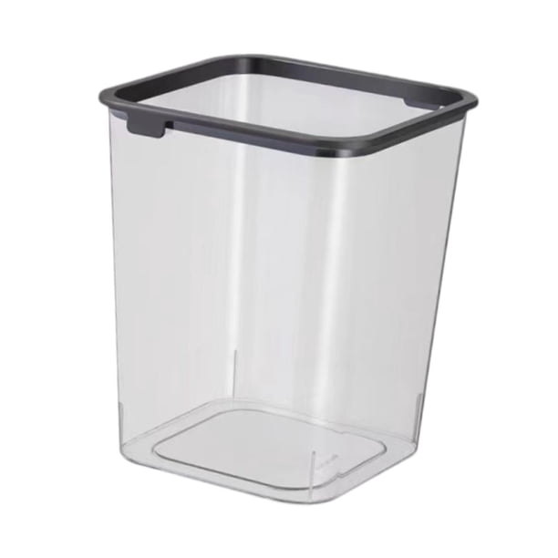 Contenedor de basura de basura, recipiente de bocadillo de hielo, contenedor de papel residual, basura de cocina para el hogar, habitación para niños, claro