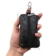 thumbnail image 5 of Vintage Leather Mini Zipper Coin Purse, Compact Size Ensures Easy Carrying, Double Zipper For Secure And Organized Storage, Classic Retro Design Appeals To All Ages, Multipurpose, 5 of 5