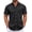 Black Plaid Pattern, variant on COOFANDY Mens Short Sleeve Casual Button Down Shirts Summer Untucked Dress Shirts with Pocket