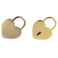 thumbnail image 2 of Godderr Small Vintage Metal Heart Shaped Padlock Mini Lock with Keys,Assorted Colors 2.3x1.7in, 2 of 5