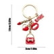 thumbnail image 3 of Accesorios para llaveros rojos de San Valentín, accesorios para bolsos, llaveros bonitos para parejas, colgantes, regalos de San Valentín, llavero de aleación., 3 of 6