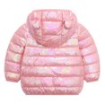 thumbnail image 2 of ATOGUTA Boys Girls Thick Padded Winter Coat Cute Warm Winter Down Jacket Coat Outerwear Pink, Size 1T-7, 2 of 5