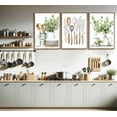 thumbnail image 2 of 3 Pcs Sage Green Farmhouse Kitchen Canvas Wall Art Minimalist Dining Room Eucalyptus leaves plant Painting Pictures Wall Decor Poster Print Artwork For Dining Room kitchen Home Decoration, 2 of 6