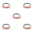 thumbnail image 2 of Sonducket Diadema para boda, para mujer, moño para el pelo, soporte para moño nupcial, banda para el pelo, accesorio para la cabeza, rosa, cristal Cristal rosa 5piezas Sonducket CBP166579, 2 of 6