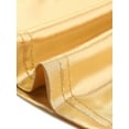 thumbnail image 5 of Vestido sin mangas arrugado INSPIRE CHIC para mujeres, vestido de fiesta mini bodycon de cuello redondo metálico M dorado, 5 of 5