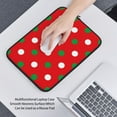 thumbnail image 6 of Pofeuu White and Green Polka Dot Print Laptop Carrying Case,13-15-Inch Laptop and Tablet, Sleek Design, Durable and Water-Repellent Fabric, Business Casual or School-15 inch, 6 of 8