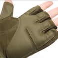 thumbnail image 4 of Guantes tácticos para hombre, de medio dedo, para exteriores, para montar en motocicleta, para fanáticos militares, para luchar y hacer ejercicio, 4 of 5