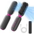 thumbnail image 1 of B-Qtech Cepillo Alisador de Cabello Inalámbrico, Peine Alisador de Iones Negativos Recargable USB, Calentamiento Rápido 4 Niveles de Temperatura, Portátil para Viaje Mujeres, 1 of 7