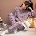 thumbnail image 4 of Pijama Franela Polar Afelpado.calientita. Sueter Y Pantalón, 4 of 8