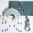 thumbnail image 3 of Recién nacido Nube Arco Iris Gota de agua Juguetes de pared Cama de bebé Tienda Colgante Cuna Colgante Adorno de habitación de juguete Accesorios para fotos infantiles sidaley MY0980-02, 3 of 3