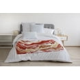 thumbnail image 3 of Simply Daisy Remolina Fleece Throw Blanket, Orange, Small Throw, 3 of 4