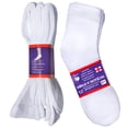 thumbnail image 2 of Yacht & Smith Loose Fit Non-Binding Soft Cotton Diabetic Crew And Ankle Socks, Bulk Value Pack, 2 of 5