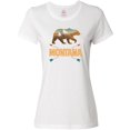 thumbnail image 3 of Inktastic Montana Vacation Bear Silhouette Women's T-Shirt, 3 of 5
