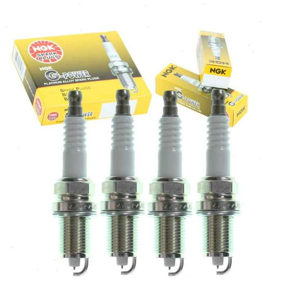 4 pc NGK G-Power Spark Plugs compatible with Hyundai Sonata 2.4L L4 2006