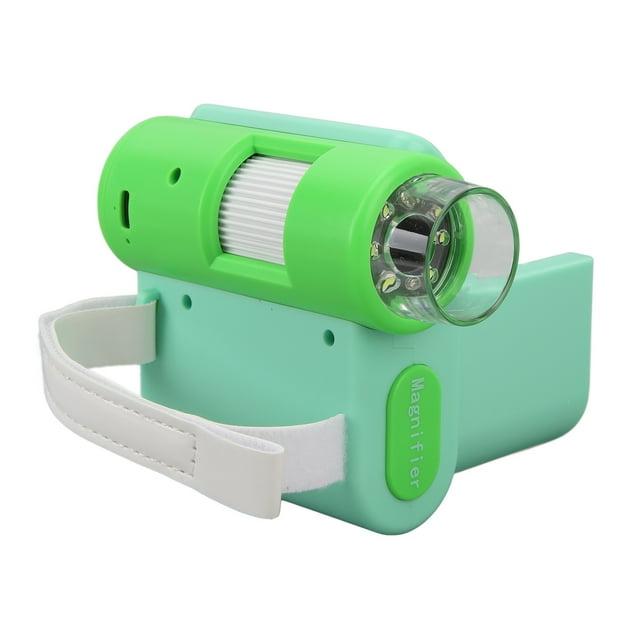 Microscopio Pequeño Para Niños, Cámara De Microscopio De Bolsillo Portátil 1000X, Pantalla De 2 Pulgadas, Microscopio Digital Portátil De Vídeo Fotográfico 1080p Con LED