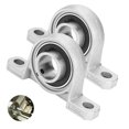 thumbnail image 4 of Cojinete De Bloque De Almohada Brida De Aleación De Zinc 20 Mm Diámetro Interior Con Base Cojinete De Bolas Montado Autoalineado Para Sistema De Transporte Equipo Mecánico 2 Piezas Advancent TO002628-00, 4 of 7