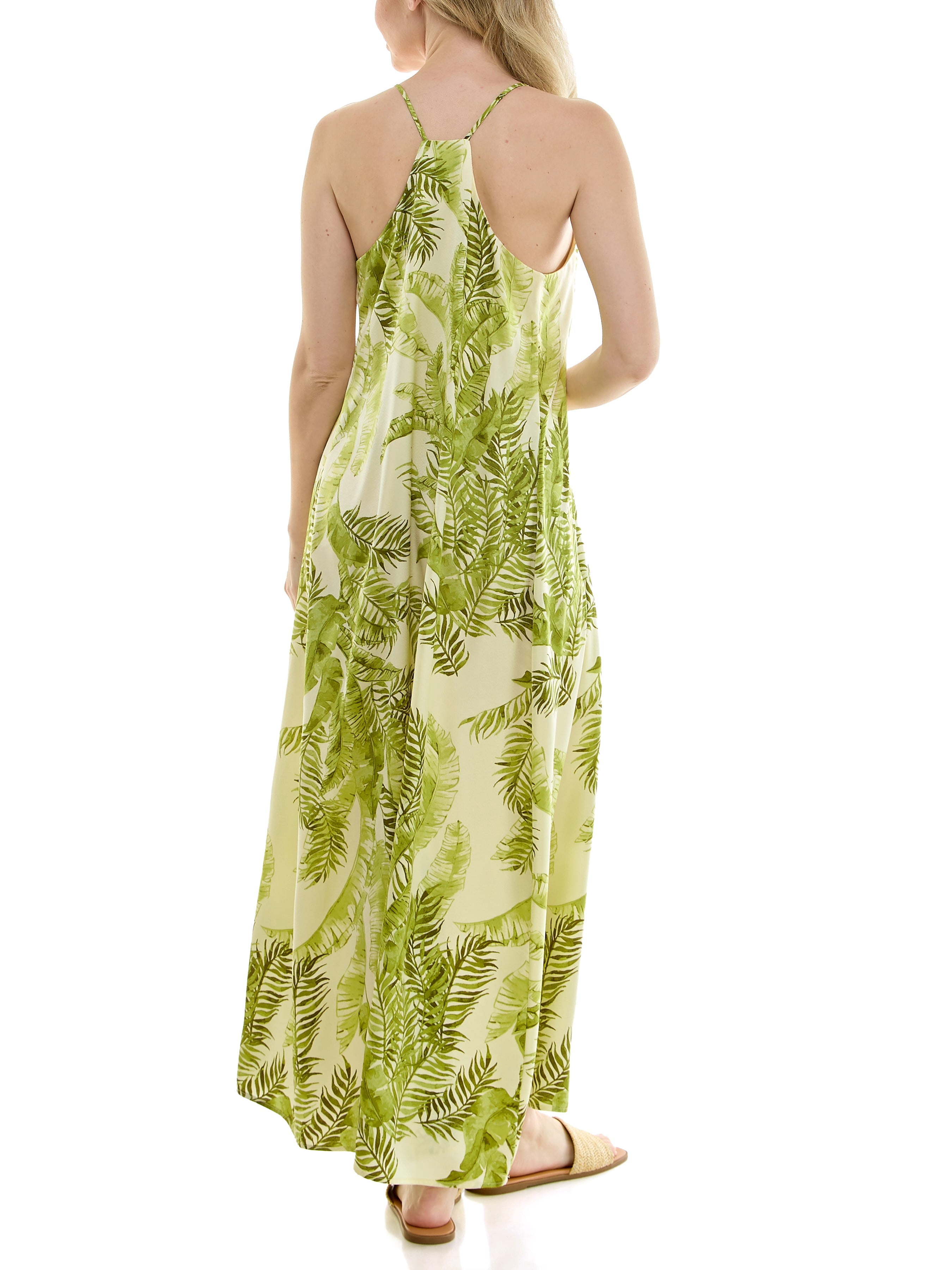 Nicole Miller Women's Maxi Slip Dress With Built In Bra, Sizes S-XL