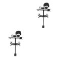 thumbnail image 1 of Yuarrent Weather Vane Farm Scene Roof Mount Backyard  Garden for Type1, 1 of 1