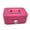 Pink, variant on Cash Box,Money Box,Small Safe with Key, Portable Safe Metal Money Box, Small Money Box, Cash Box With Lock And Slot, Metal Cash BoxKey Lock Security Box(Black 4.5*3*2in)