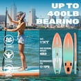 thumbnail image 6 of Quashley 11' x 34" Wide Inflatable Paddle Board SUP with Accessories, 6 of 8