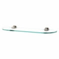thumbnail image 2 of Infinity 18" x 1.5" Bathroom Shelf, Satin Nickel, 2 of 3