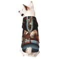 thumbnail image 1 of Fotbe Cat Asleep Among Flowers Sudadera con Estampado para Perros Pequeños – Suéter con Capucha para Mascotas, Tela Suave de Forro Polar con Bolsillo-XX-Large, 1 of 7