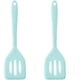 thumbnail image 2 of Juego de 2 espátulas de silicona, de goma de grado alimenticio, pequeñas espátulas de silicona, resistentes al calor, ranuradas para utensilios de cocina antiadherentes., 2 of 6