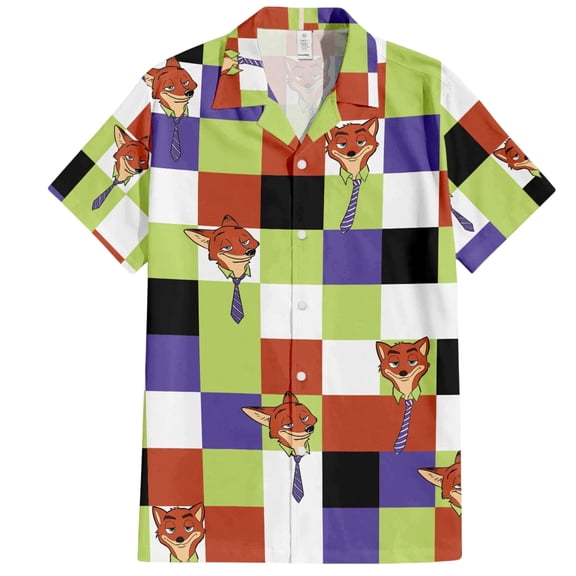 Zootopia Nick Wilde Hawaiian Shirt Disney Trip