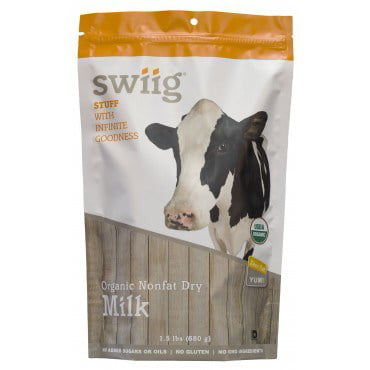 swiig Organic Nonfat Dried Milk (Best Rated Organic Milk)