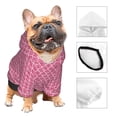 thumbnail image 3 of Fotbe Fish Scales Sudadera con Estampado para Perros Pequeños – Suéter con Capucha para Mascotas, Tela Suave de Forro Polar con Bolsillo-Medium, 3 of 7