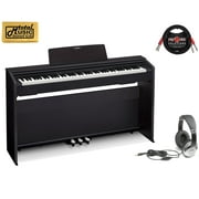 Casio PX-870 Black Privia Digital Home Piano, Black Basic Bundle