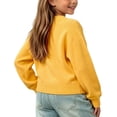thumbnail image 4 of KyCheLot Boys' Girls' Knitted Sweaters Solid Color Crew Neck Long Sleeve Pullover Sweaters Comfy Everyday Tops, 4 of 6