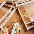 thumbnail image 4 of Miangastore 3pcs Hand Weaving Tools Wooden Knitting Hook Large Eye Hand Knitting Needles For Yarn Tools Circular Knitting Needle Set For Craft Crochet Hook, 4 of 9