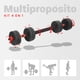 thumbnail image 4 of Mancuerna con Peso Ajustable Altera  MC0518-15K C/ Discos de Cemento Intercambiables 15Kg, 4 of 12
