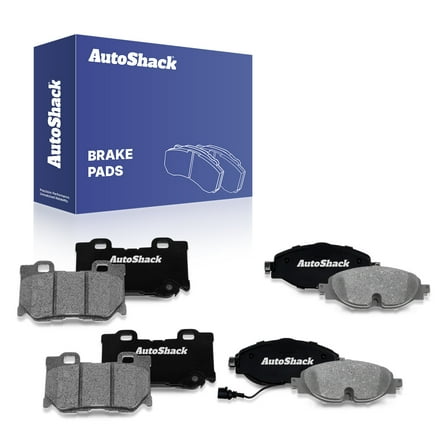 AutoShack Front & Rear Ceramic Brake Pad Set | Replacement for 2023-2025 Nissan Z | 8-PC