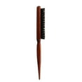 thumbnail image 2 of Boar Bristle Hair Brush, Hair Brushes for Thick Hair, Natural Boar Bristle Brush Set for Long Curly Wavy Dry Damaged Hair, Soft Flexible Skin Friendly Hairbrush, 2 of 6