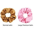 thumbnail image 2 of Chloven 20 Colors Large Satin Hair Scrunchies Elastic Hair Bobbles Ponytail Holder Hair Scrunchy Vintage Hair Ties Accessories for Women Girls, 2 of 5