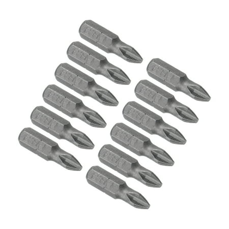 

Uxcell 30 Pcs 1/4 6.35mm Hex Shank Magnetic PH2 Phillips Screwdriver Bits