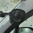 thumbnail image 4 of Car Fan with Suction Cup USB Rechargeable Wall Fan Personal USB Fan with 360 Degree Rotation, 4 of 10