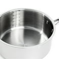 thumbnail image 2 of BergHOFF Professional Tri-Ply 18/10 Stainless Steel 8" Saucepan with SS Lid, 3.3qt., 2 of 6