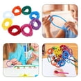 thumbnail image 4 of Miangastore 288 Pcs Finger String Toy Solid Color Cradle String Educational Playthings Knitting Elastic String Hand Game Supplies for Home Preschool Kindergarten (Mixed Color), 4 of 9