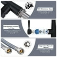 thumbnail image 4 of WOWOW Kitchen sink faucet, Matte Black kitchen faucet with pull-down sprayer, 360-degree rotating nozzle 3 spray modes pull-down faucet stainless steel, 4 of 7