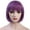 SHT362-Lavender, variant on Onedor 10" Short Straight Hair Flapper Cosplay Costume Bob Wig (T2411 - Purple)