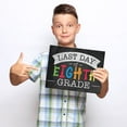 thumbnail image 5 of First And Last Day Of School Signs / 11" x 8.5" Chalkboard Look Two Sided Photo Prop / Back To School Heavy Paper Stock Signs - All Grades, 5 of 6
