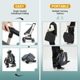 thumbnail image 5 of Huisuilinss Baby Stroller,Lightweight Travel Stroller Under 10 lbs,Compact Stroller,One-Handed Fold Umbrella Stroller With Carry Bag,Storage Basket,Adjustable Sun Canopy,Safety Harness For Airplane, 5 of 8