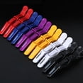 thumbnail image 6 of 12 Pcs Alligator Clips for Hair Styling Matte Alligator Crocodile Clips for Women Hair Sectioning(Multicolor), 6 of 9