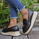 thumbnail image 3 of Xucatan Women's Genuine Leather Moccasins, Comfortable Casual Driving Loafers with Cushioned Insole, Lightweight Slip-On Shoes for Women Gift, 3 of 7