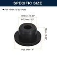 thumbnail image 3 of Unique Bargains 6 Pcs Black Plug Holes, H17 Rubber Button Plug for 16mm/0.63' Hole, 3 of 6